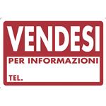CARTELLO SEGNALETICO VENDESI CM. 20 X 30