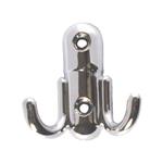 GANCIO PER TENDA 2 POSTI 56 X 30 CROMO LUCIDO