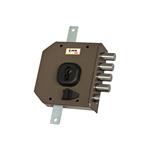 SERRATURA MOIA APPLICARE P.E. (MOTTURA 38630) G454DXB 4-TRIPLICE SX C/TRAPPOLA