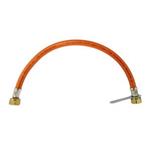 MANICHETTA GAS GOMMA ORANGE EN16436 F.F. 1/2" CM. 50 GPL