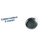 CALDAROSTIERA PER CASTAGNE C/2 MANICI ECONOM.