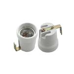 PORTALAMPADE IN CERAMICA E27 C/STAFFA