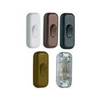 INTERRUTTORE TERMINALE/PASSAFILO 2P BIANCO