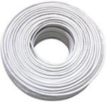 CAVO COAX COMPOSITO MICROSAT HD + 2X0.75 BIANCO X TELECAMERA