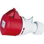 PRESA INDUSTRIALE DIRITTA 3P+T 32A 380V IP44 ROSSA