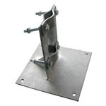 PIASTRA X PALO C/BASE CM. 20 X 20 (H=MM.95 S=MM.4)