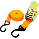 CINGHIA PER ANCORAGGIO C/CRICCHETTO C/GANCIO MM. 25 X MT. 5 (KG. 800)