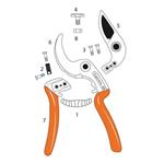 DADO X FORBICE POTARE ERGONIMIC "CASTELLARI"