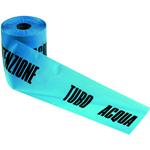 NASTRO SEGNALETICO AZZURRO "TUBO ACQUA" 70 X 20 MTL. 200
