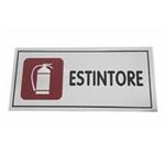 TARGHETTA ADESIVA 150 X 50 "ESTINTORE"