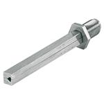 FERRO QUADRO GIREVOLE X MANIGLIE MM. 8