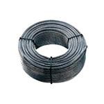 FUNE ACCIAIO 72 FILI (6X12+7 AT) MM. 8 X 100 MT