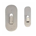 GANCIO ADESIVO INOX MAXI