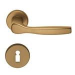 MANIGLIA CROMO SATINATO C/ROSETTA GARDA 