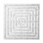 PEDANA DOCCIA PVC CM. 60 X 60 BIANCO