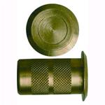 POZZETTO IN OTTONE C/MOLLA MM. 18