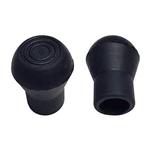 PUNTALE IN GOMMA PESANTE PER BASTONE MM. 18