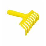 RASTRELLO PER OLIVE CON FORO 9 DENTI GIALLO 