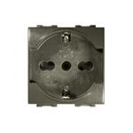 FEB FLEXI GRIGIO - PRESA SCHUKO UNIVERSALE 2P + T 16A