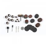 KIT SMERIGLIATURA E SBAVATURA PER MINITRAPANO RIBIMEX