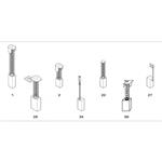 SPAZZOLA UTENSILE RUPES ART. 1710 MM. 6X6X16/10