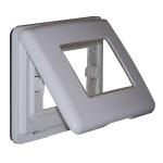 COPERCHIO STAGNO 3 MOD. UNIVERSALE IP55 GRIGIO FEB