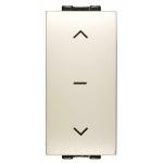 FEB FLEXI BIANCO - PULSANTE A 2 INTERBL. NO+NO 10A