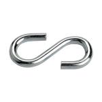 GANCIO ZINCATO A "S" MM. 3.4 - MM. 34 X 20