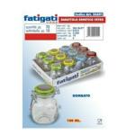 BARATTOLO VETRO ML. 100 C/TAPPO BOMBATO FATIGATI