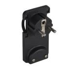 SPINA SCHUKO SALVASPAZIO PIATTA VOLANTE 90° NERA