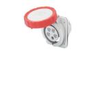 PRESA INDUSTRIALE INCASSATA IP67 380V 16A 3P+T ROSSA X QUADRO DISTRIBUZIONE