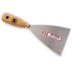 SPATOLA RASATURA INOX C/MANICO MM. 100