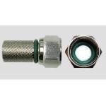 CONNETTORE F 2 O-RING X CAVO 6.7 MM.
