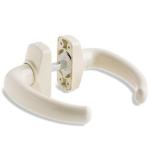 MANIGLIA RESINA RAL 1013 ARR. FLORA (INFISSI IN ALLUMINIO)