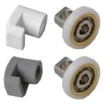 KIT SCORRIMENTO C/CUSCINETTI SMERALDA BIANCO