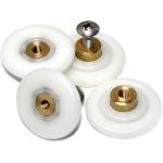 KIT SCORRIMENTO C/CUSCINETTI SMERALDA SINGOLI BIANCO