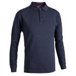 POLO M/LUNGA BLU NAVY "BECKER" TG. M (46-48)