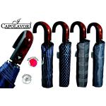 OMBRELLO UOMO MINI C/MANICO CURVO ANTIVENTO