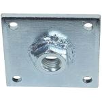 PIASTRA C/DADO M10 SALDATO MM. 50 X 50 SP. MM. 3