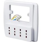 MULTIPRESA DA PARETE BIANCA 4 USC. 16A + T +BIV. ROSI