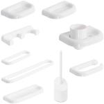 SET ACCESSORI BAGNO BIANCO DUROLITE 9 PZ. METAFORM