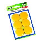 BOTTONI MAGNETICI MM. 30 GIALLO PZ. 12 ART. MR-BL