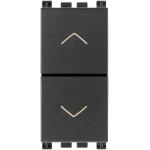 VIMAR ARKE' - PULSANTE A 2 INTERBL. NO+NO 10A GRIGIO
