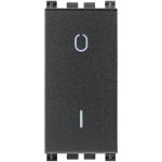 VIMAR ARKE' - INTERRUTTORE BIPOLARE  16AX (0-1) GRIGIO