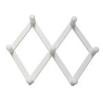 APPENDIABITO LEGNO ESTENDIBILE A 7 GANCI COL. BIANCO