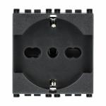 VIMAR ARKE' - PRESA SCHUKO UNIVERSALE 2P + T 16A GRIGIO