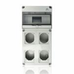 QUADRO DI DISTRIBUZIONE 4 MOD. IP65 4 PRESE