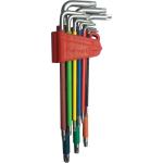 SET CHIAVE TORX 9 PZ. (DA TX10 A TX50) C/FORO FUMASI