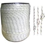 TRECCIA TRADIZIONALE POLIESTERE B+GI+N C/ANIMA BIANCA MM. 8 BOB. MT. 300