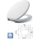 SEDILE WC BIANCO LEGNO LACCATO